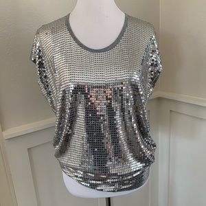 Michael Kors silver sequence top